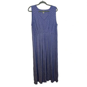 Chico’s Blue & White Summer Maxi Dress